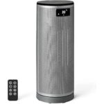 Щракнете за уголемяване Преносима керамична електрическа печка Amazon Basics